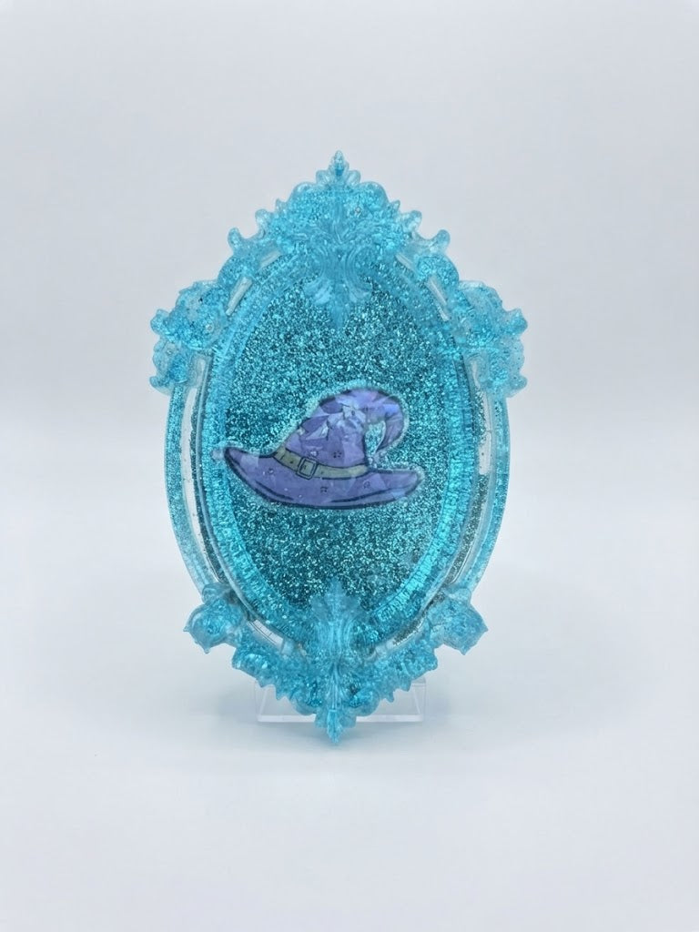 Quadretto glitter - cappello