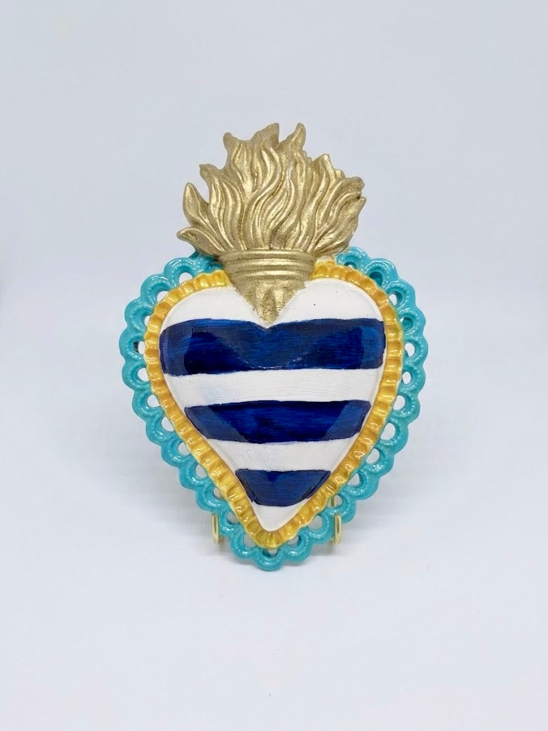 Ex voto Piccolo - Righe Blu